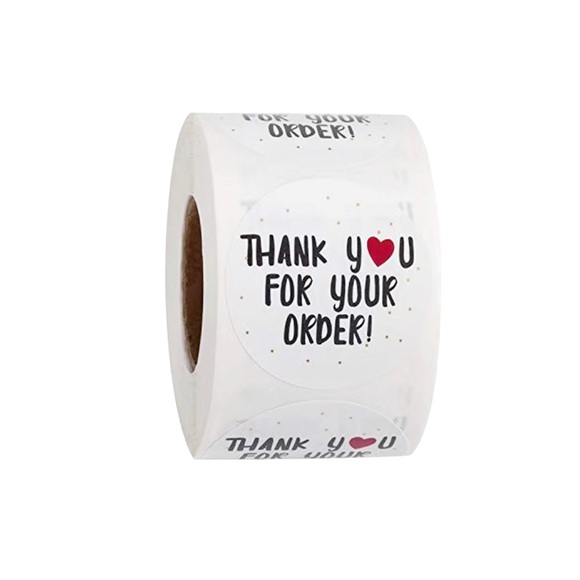🌸New🌸 500pc Thank You for Your Order stickers - Picture 1 of 3